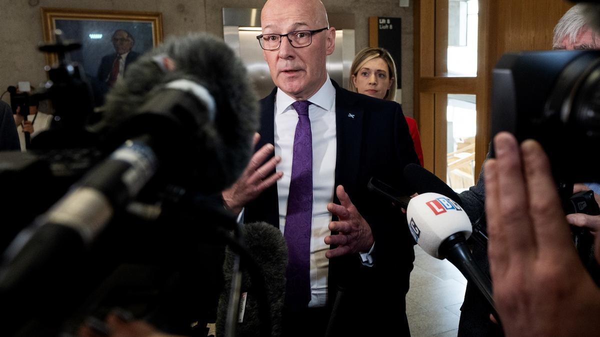 John Swinney, primer ministro de Escocia, en una imagen de archivo.