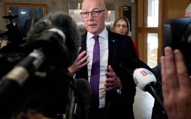 John Swinney, primer ministro de Escocia, en una imagen de archivo.