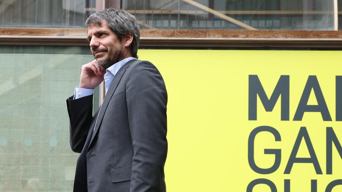 El ministro de Cultura, Ernest Urtasun, este sábado en un acto sobre la industria del videojuego