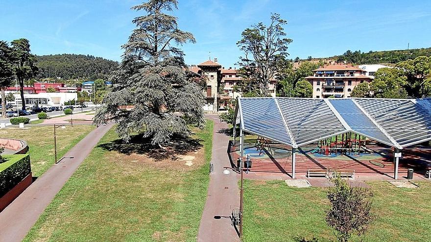 En el proceso en el que tomaron parte niñas y niños se votó instalar un aparcabicis en Moreaga. | FOTO: B. U.