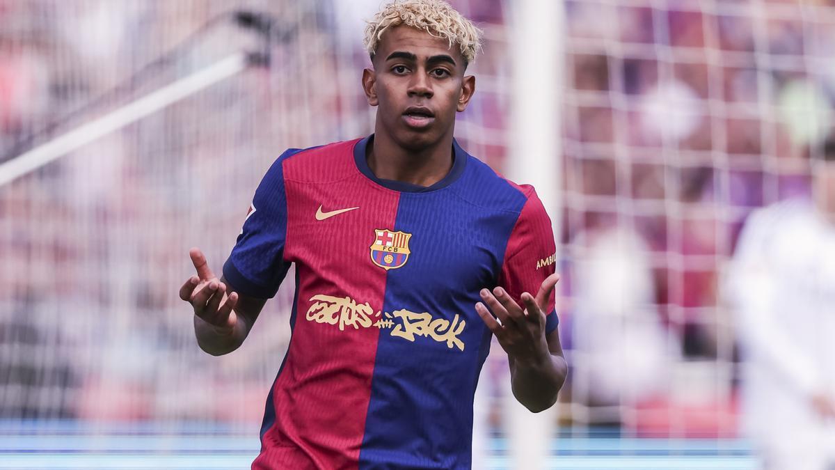 El futbolista del FC Barcelona, Lamine Yamal