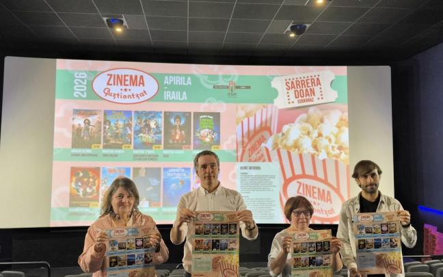 Presentación del programa "Zinema haur, gazte eta helduentzat"