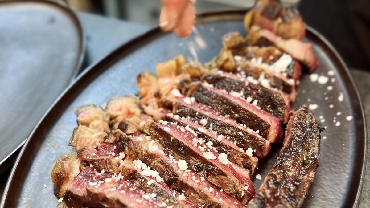 Carne en su punto, en el restaurante Kea.