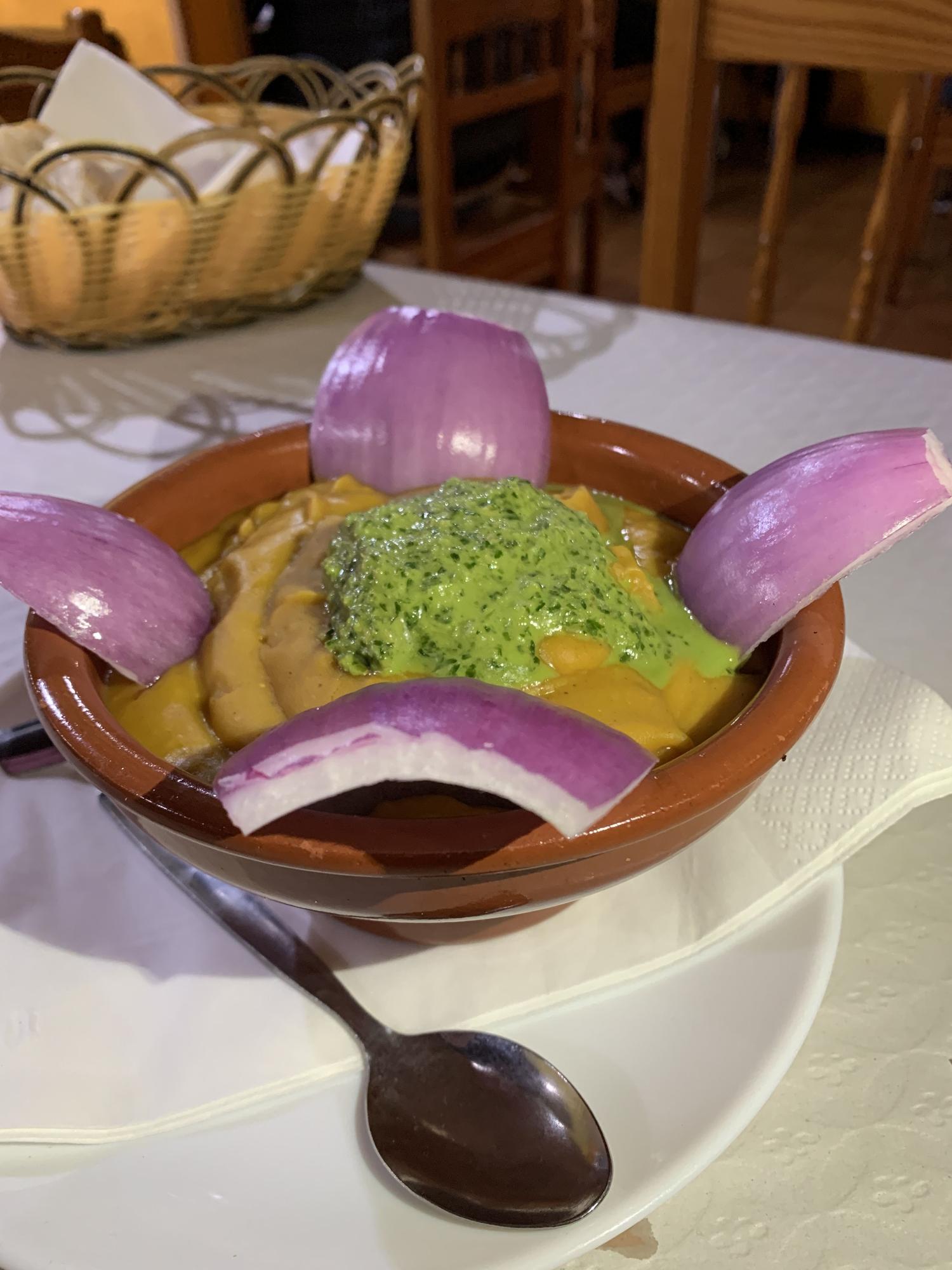 Gofio escaldado del restaurante C'Chago