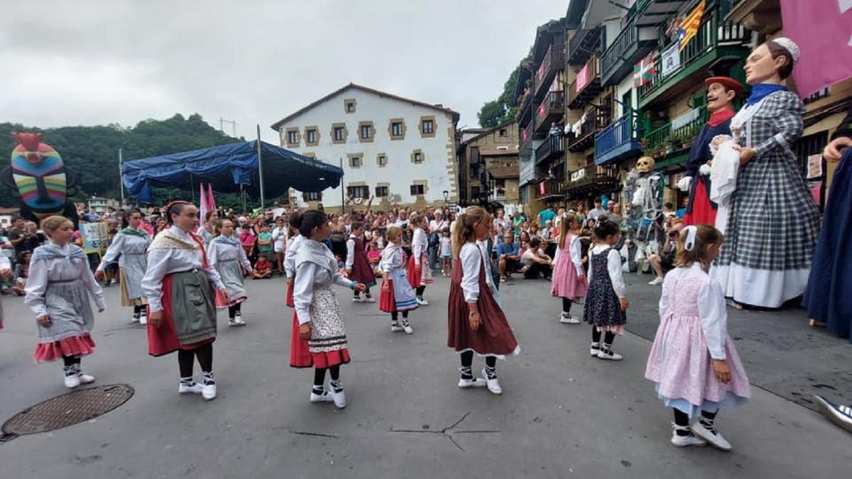 Inicio de las fiestas de Pasai Donibane del año pasado