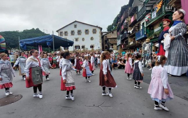 Inicio de las fiestas de Pasai Donibane del año pasado