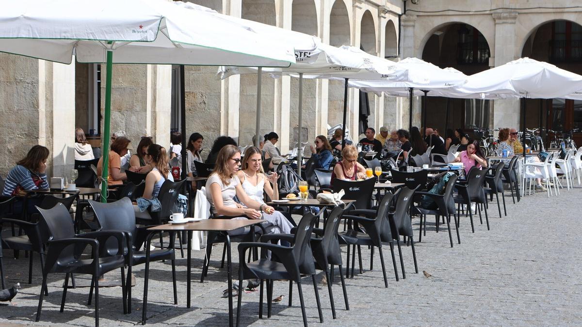Terrazas repletas en Euskadi