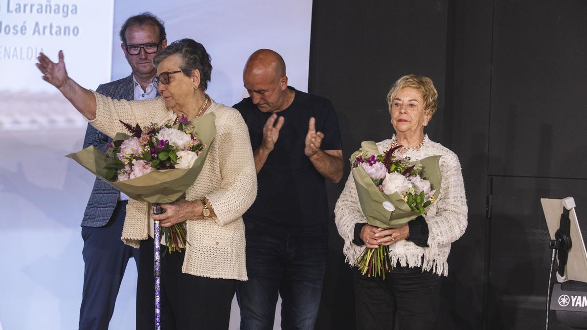 Mari José Altano y Maria Rosa Larrañaga Arruti, de los restaurantes Elkano y Kaia, respectivamente.