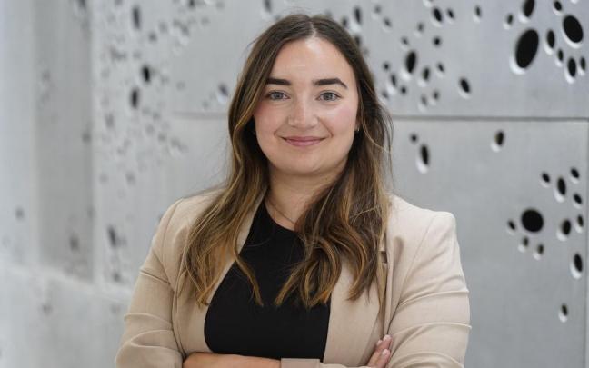 Elvira del Barrio, desarrolladora de ‘software’ en Laboral Kutxa.