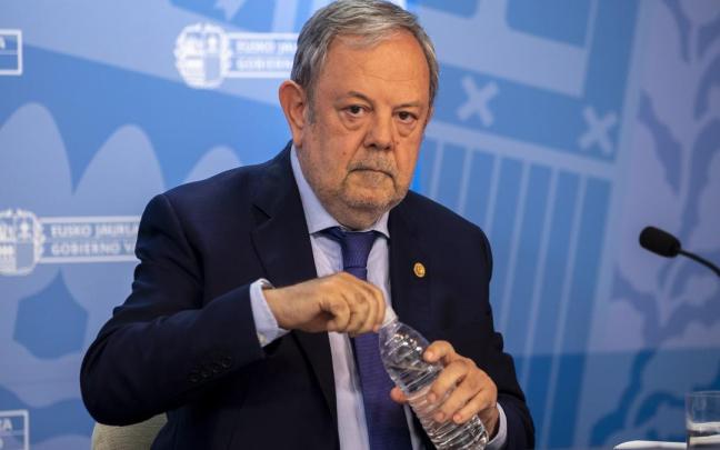 El consejero de Economía y Hacienda, Pedro Azpiazu El consejero de Economía y Hacienda, Pedro Azpiazu