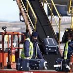 Servicios de 'handling' en un aeropuerto.