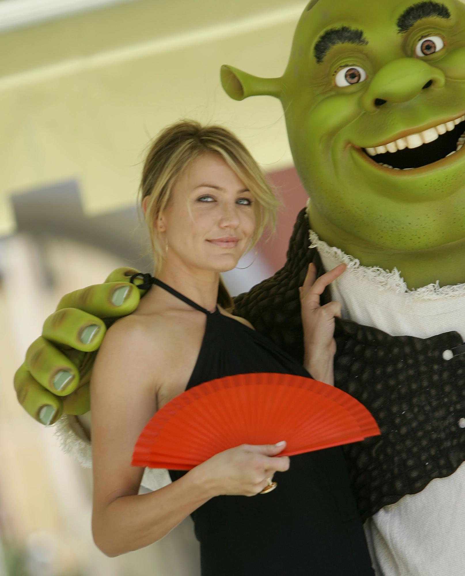 En 2001, Cameron Diaz prestó su voz para protagonizar a la princesa Fiona en la película ‘Shrek’.