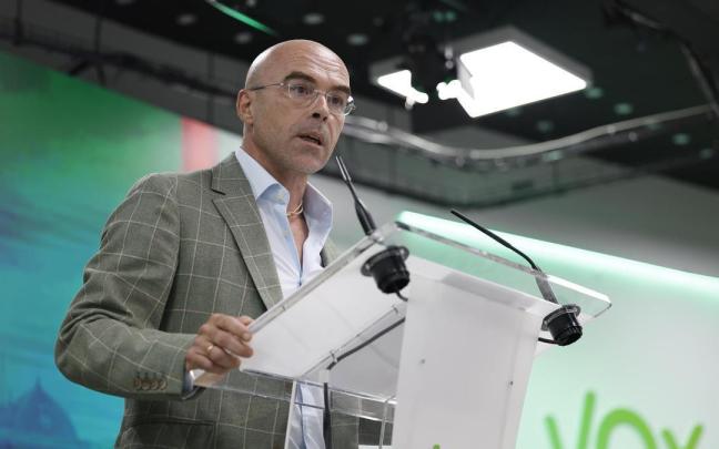 Jorge Buxadé, el vicepresidente de Acción Política de Vox. Jorge Buxadé, el vicepresidente de Acción Política de Vox.