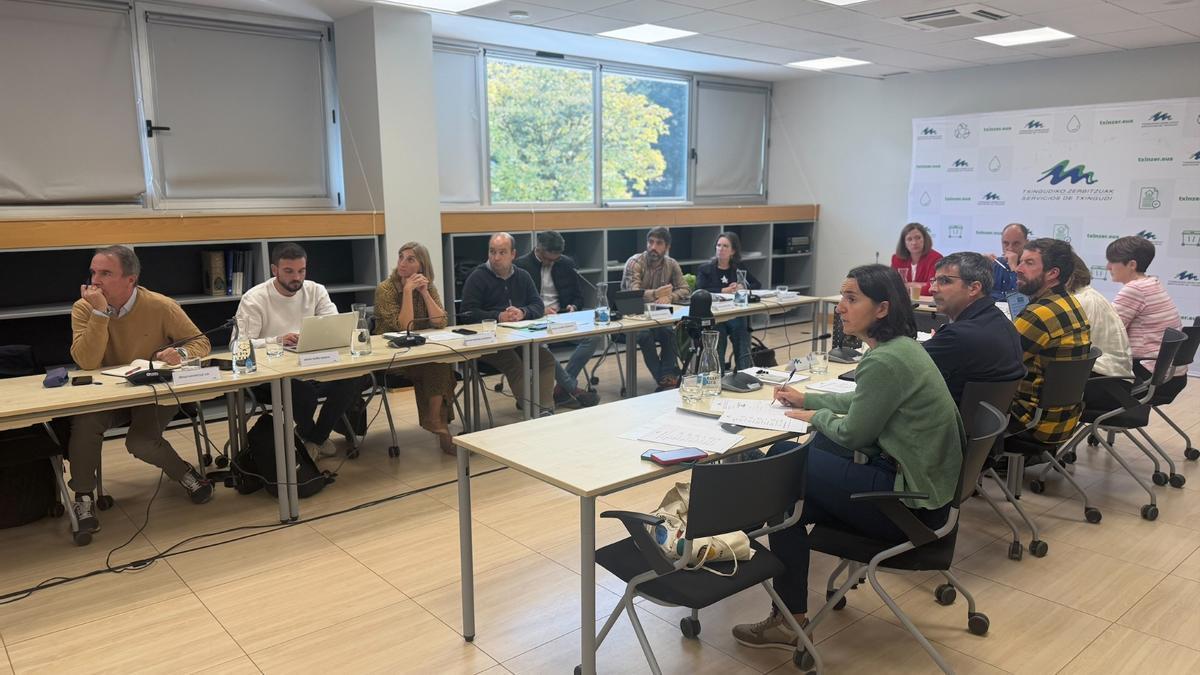 Foto de la asamblea de la Mancomunidad de Servicios de Txingudi celebrada esta semana.
