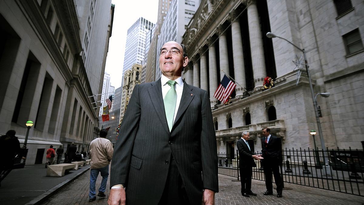 El presidente de Iberdrola, José Ignacio Sánchez Galán, en Nueva York.