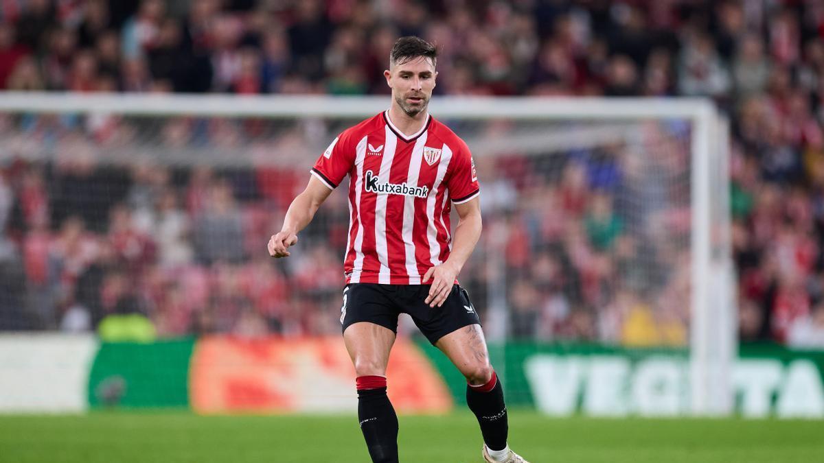 Yeray Álvarez durante el partido entre el Athletic Club de Bilao y el RCD Mallorca el viernes 2 de febrero.