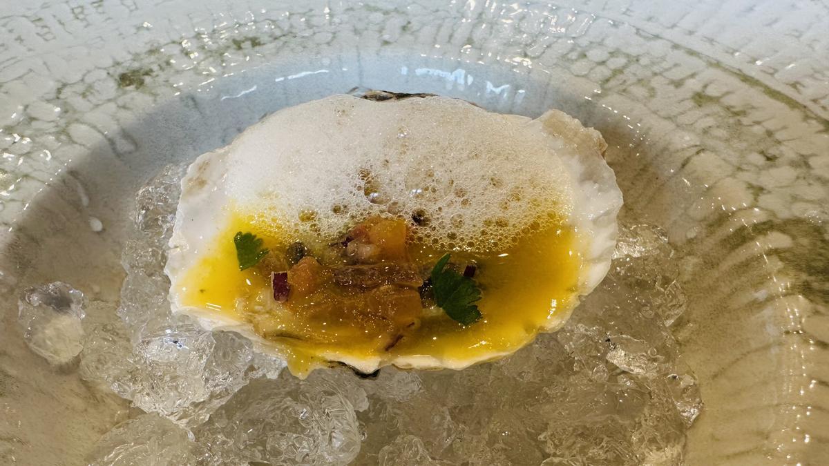 Ceviche de ostra.