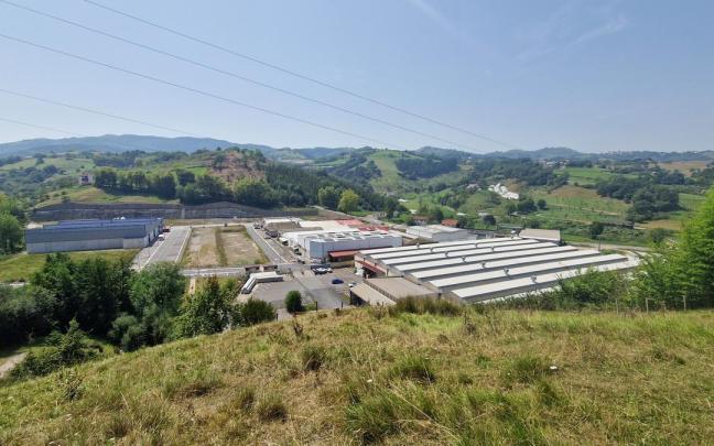 Zona Industrial de Errotaberri en Zarautz.