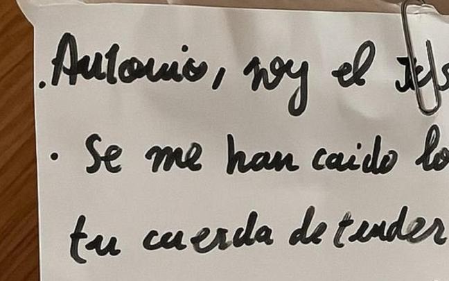 El comienzo de la nota.