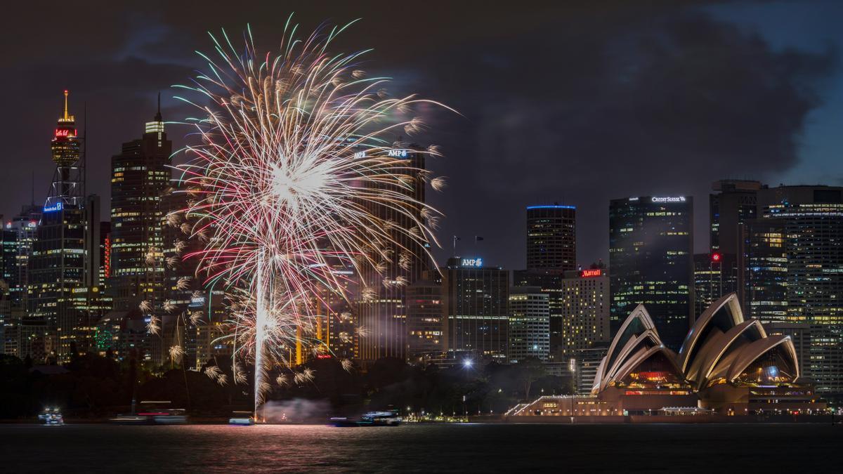 Celebración del Año Nuevo en Sidney.