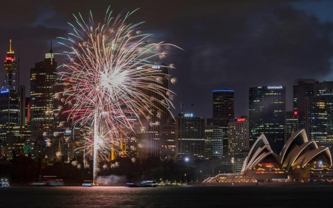 Celebración del Año Nuevo en Sidney.