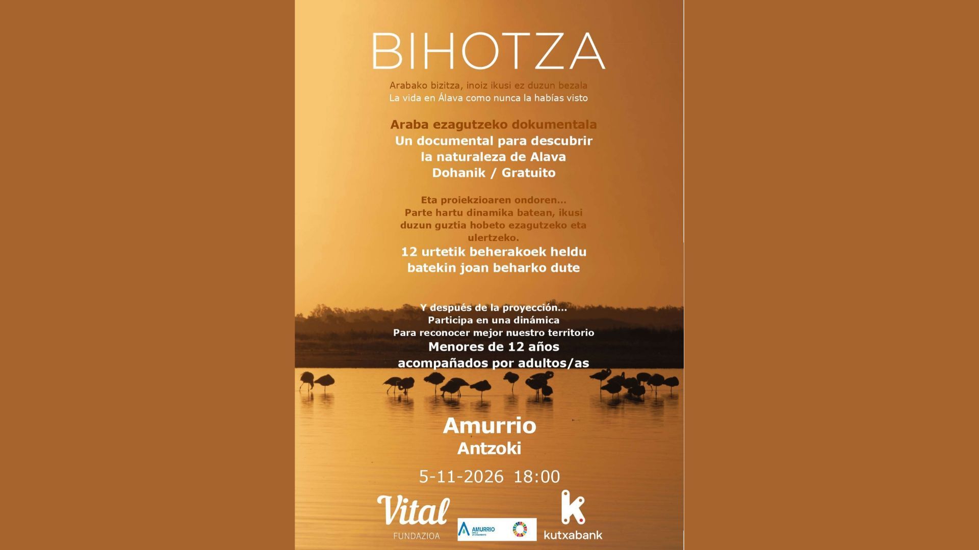 Cartel del documental "Bihotza"