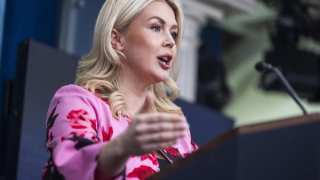 La portavoz de la Casa Blanca, Karoline Leavitt.