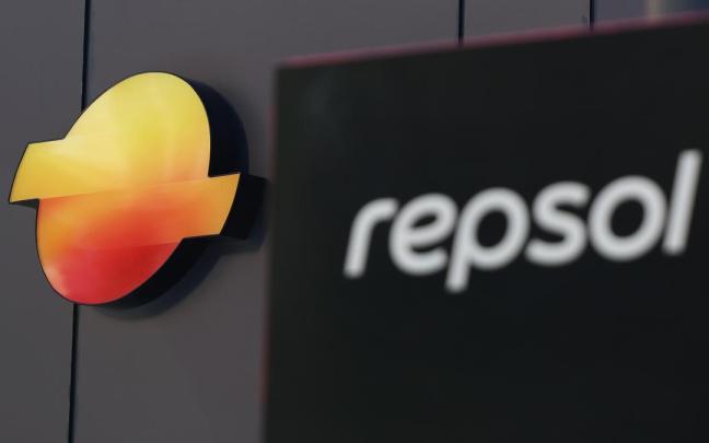 Logo de Repsol.