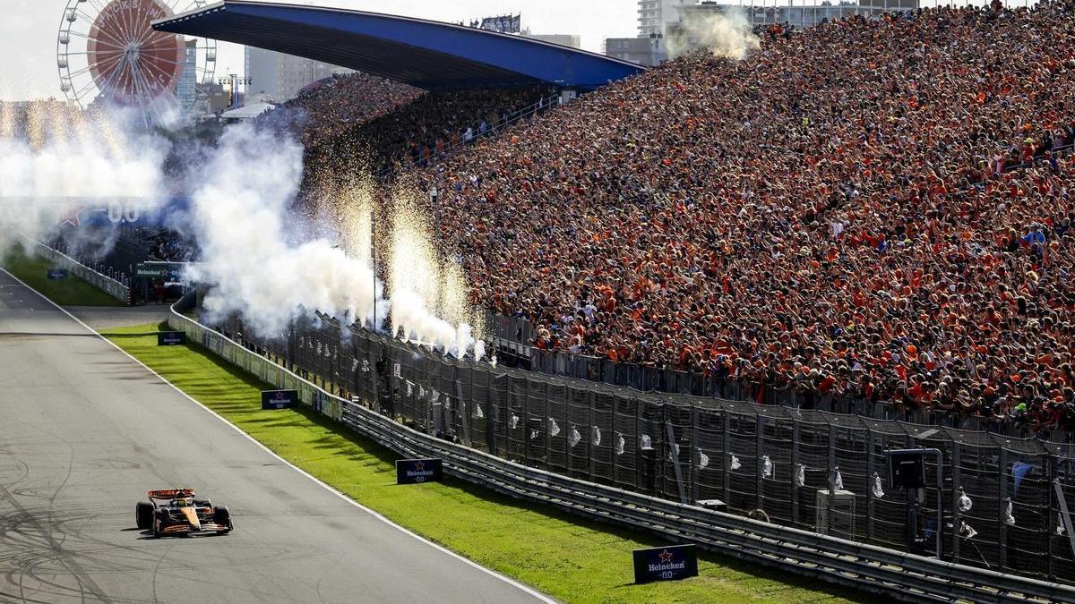 Lando Norris se impone en el GP de Países Bajos.