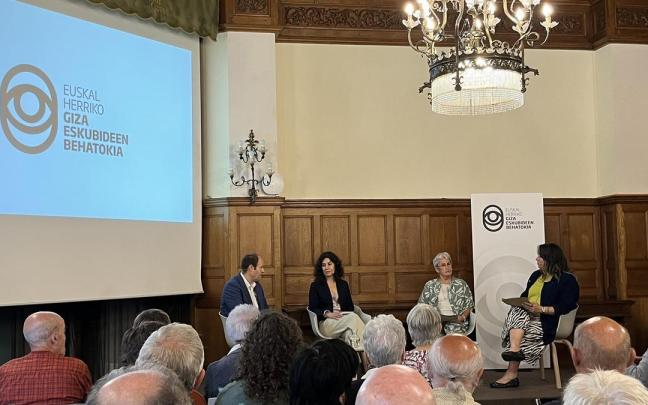 Acto celebrado en el Palacio de Miramar de Donostia.