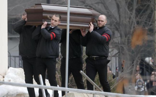 Ceremonia de despedida de Navalni en Moscú