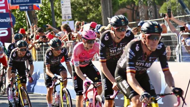 Jonas Vingegaard, campeón del Giro, en Roma.
