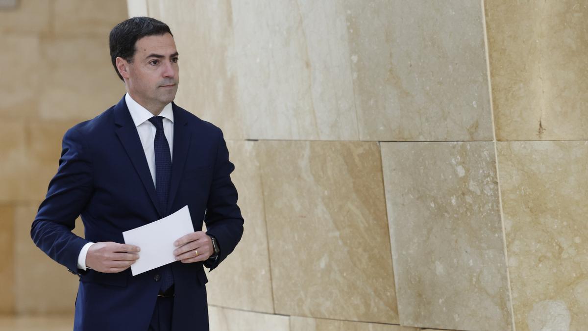 El lehendakari, Imanol Pradales, en una anterior comparecencia