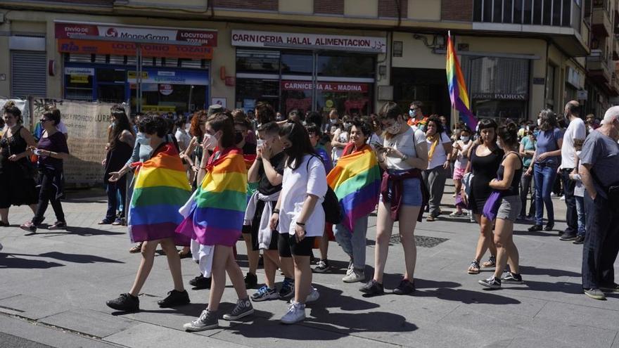 Participantes en la manifestación por el Día del Orgullo LGTBI