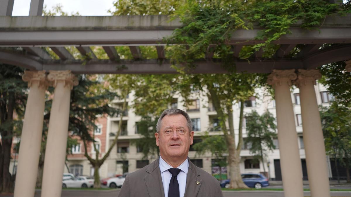 Bingen Zupiria durante la entrevista el pasado jueves en Bilbao