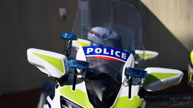 Un vehículo de la policía francesa en una foto de archivo.