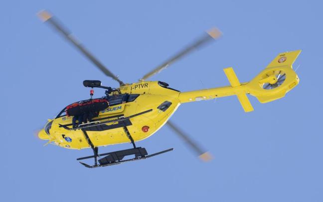 Lindsey Vonn ha tenido que ser trasladada en helicóptero.