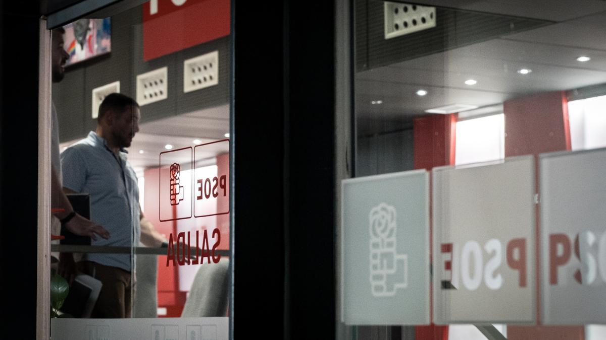 Sede nacional del PSOE en Ferraz.