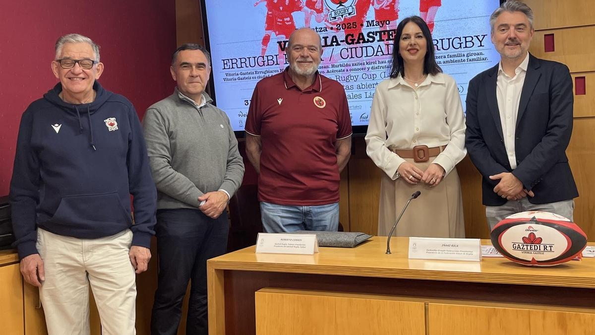 Araba Rugby Cup eta errugbiko Euskal Ligako finalak jokatuko dira maiatzean Gasteizen.