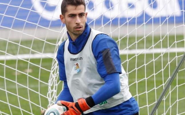 Andoni Zubiaurre, durante un entrenamiento. / N.G.