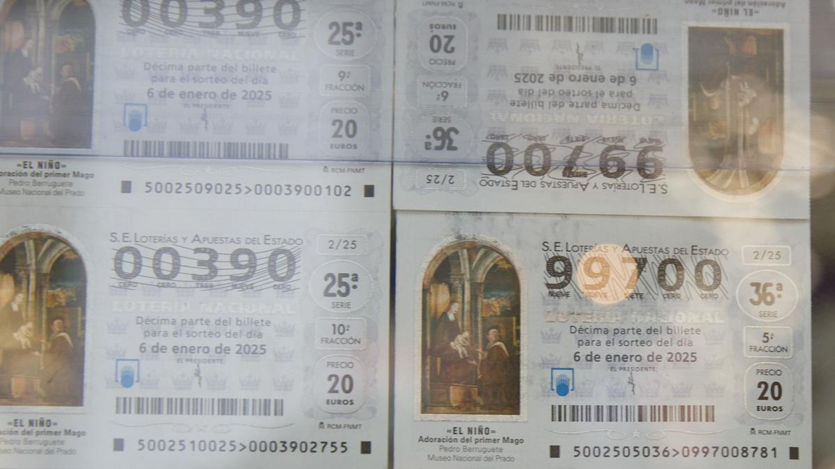 Décimos de lotería