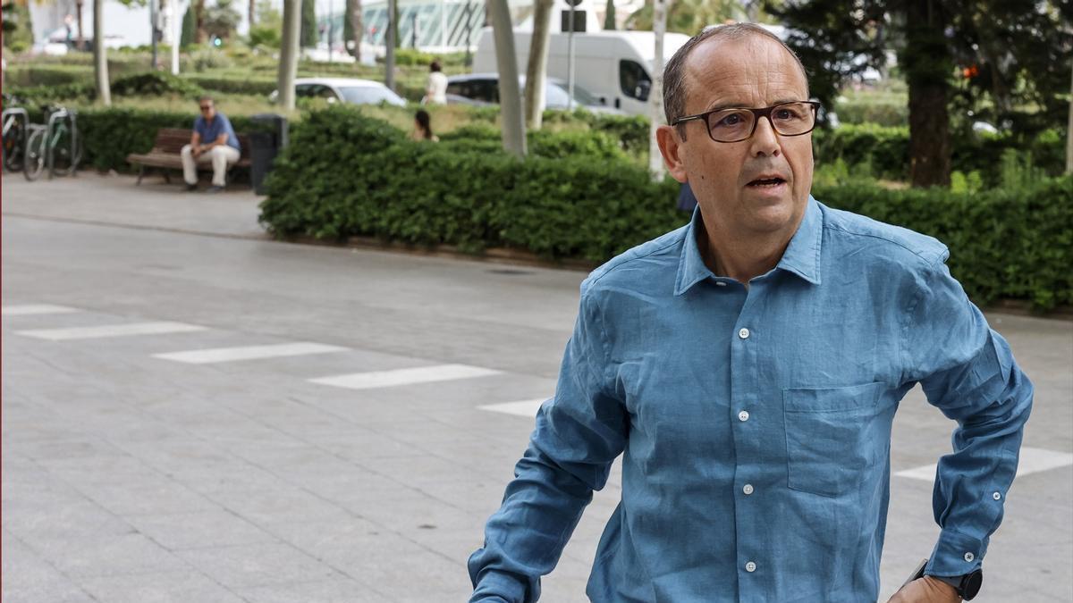 El jefe del servicio de Climatología de la AEMET en la Comunitat Valenciana, José Ángel Núñez, llega a declarar como testigo por la dana.