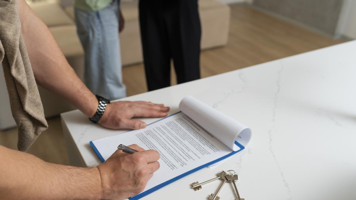 Contrato de alquiler.