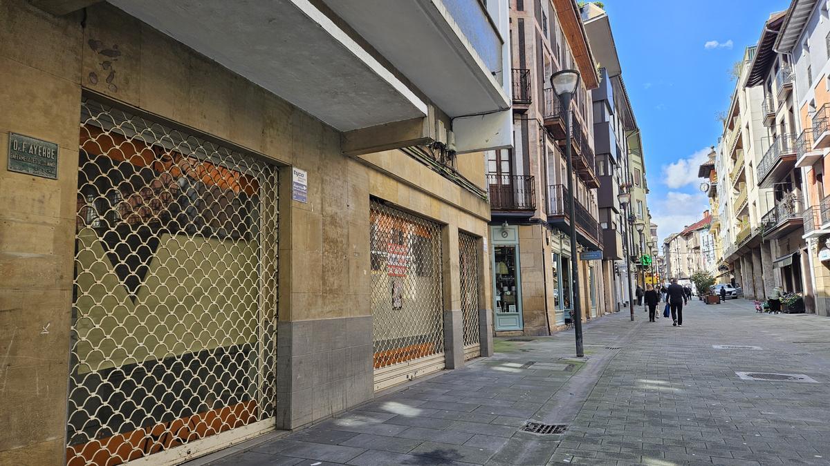 Un local vacío en Beasain