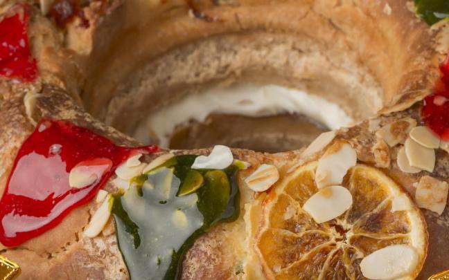 Un roscón de Reyes.