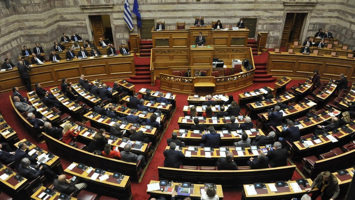 El Parlamento de Grecia en una imagen de archivo.