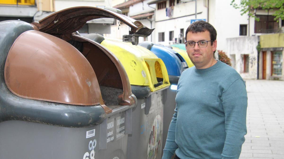 El portavoz jeltzale en el Ayuntamiento de Arrasate, Ander Garay.
