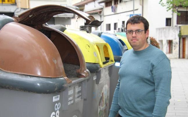 El portavoz jeltzale en el Ayuntamiento de Arrasate, Ander Garay.
