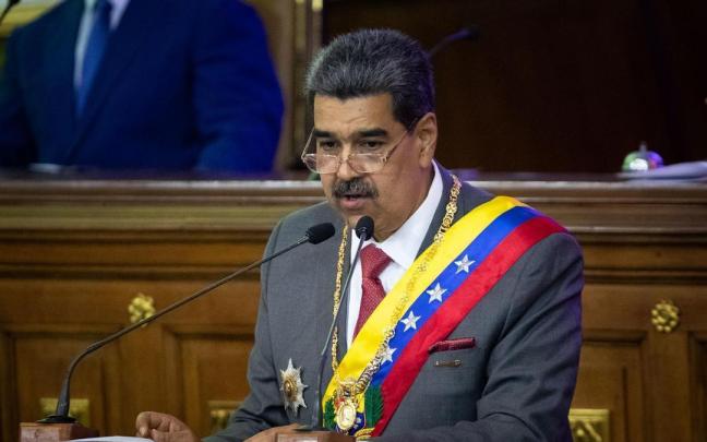 Nicolás Maduro interviene ante la Asamblea Nacional de Venezuela. / EFE Nicolás Maduro interviene ante la Asamblea Nacional de Venezuela.