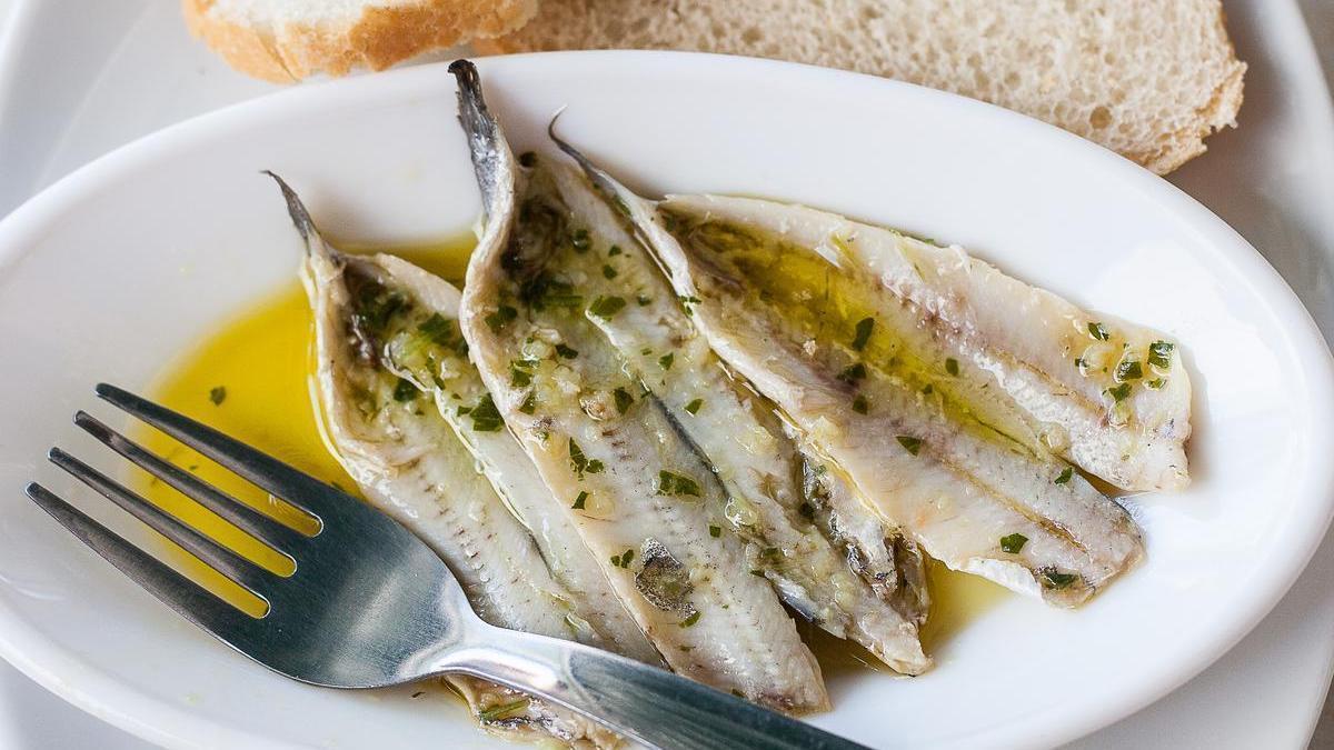 Boquerones en vinagre.